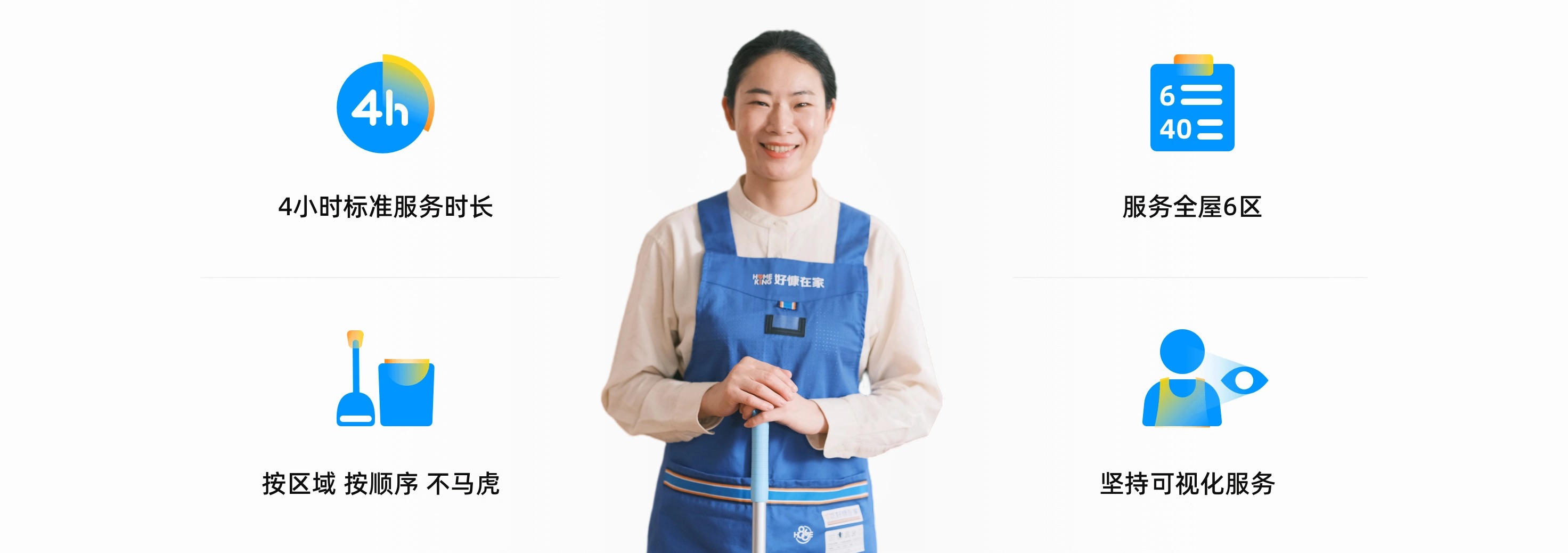 好慷在家居家保洁标准化服务流程